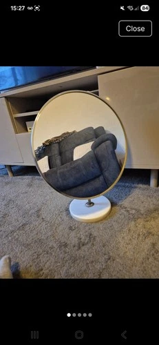 Miroir design doré – Paris