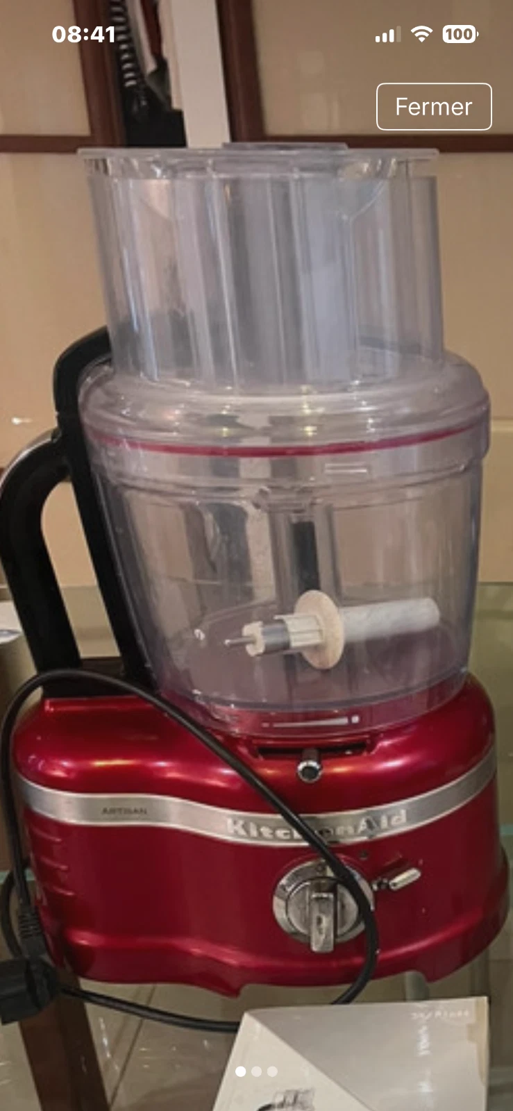 Robot pâtissier KitchenAid rouge – Paris