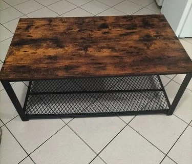 Table basse bois industriel – Lyon