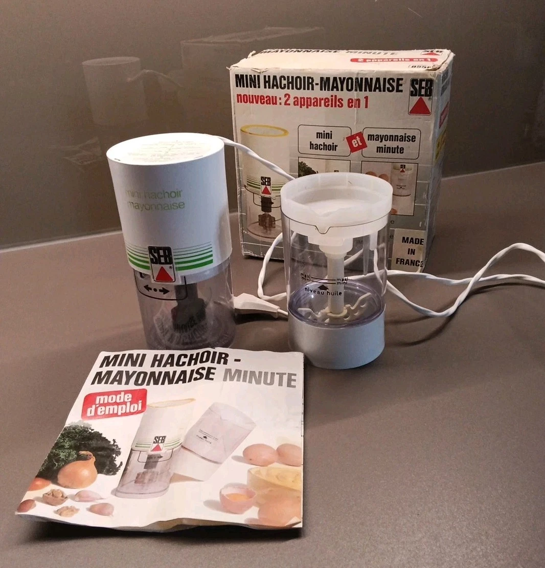 MINI ROBOT DE CUISINE DUO MINI HACHOIR – Paris
